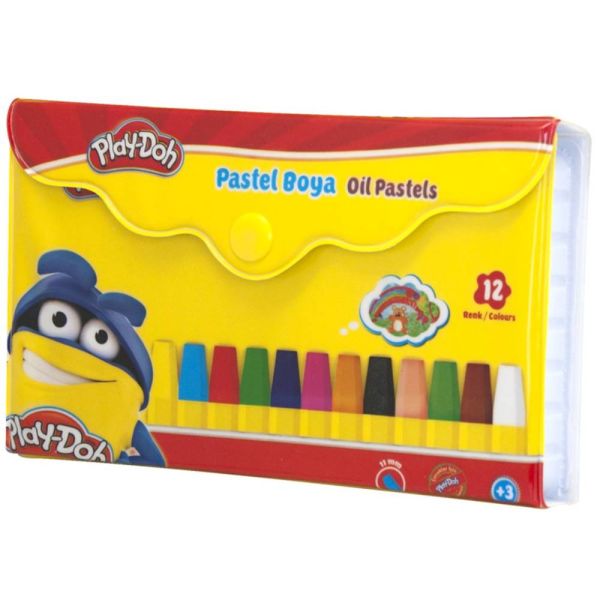 Play-Doh Pastel Boya Çantalı 12 Renk Pa005