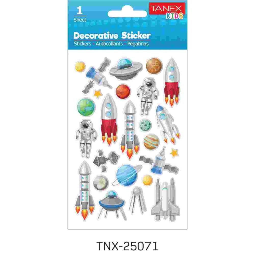 Tanex Sticker Uzay Serisi 25071