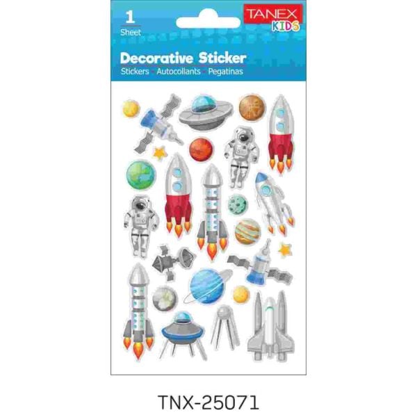 Tanex Sticker Uzay Serisi 25071