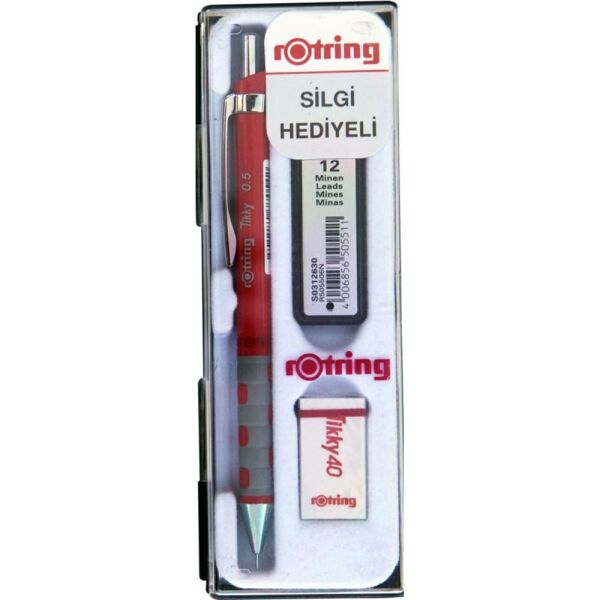 Rotring Versatil Kalem Tıkky Okul Seti 0.5 Kırmızı