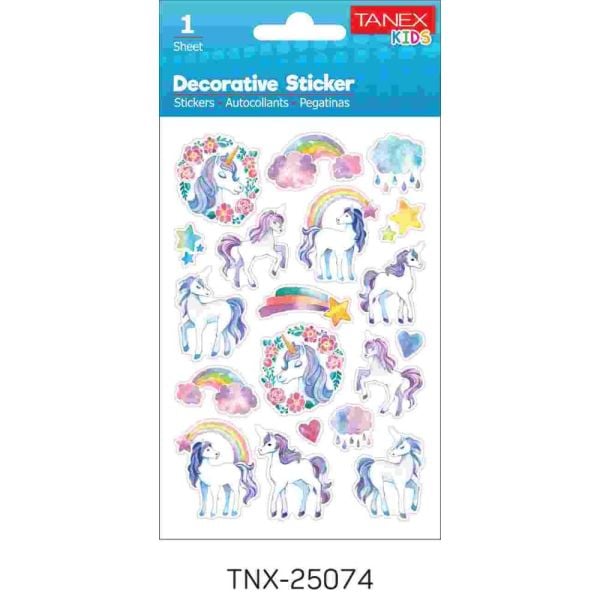 Tanex Sticker Unicorn Serisi 25074