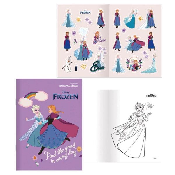 Frozen Stickerli Boyama Kitabı