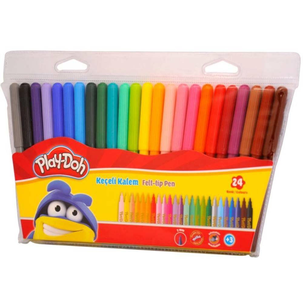 Play-Doh Keçeli Kalem 24 Renk 2Mm Ke-006
