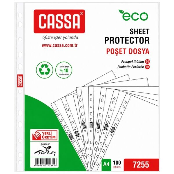 Cassa Poşet Dosya Eco 100 lü 7255