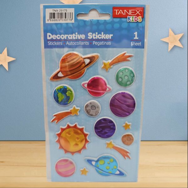 Tanex Sticker Gezegenler Serisi 25072