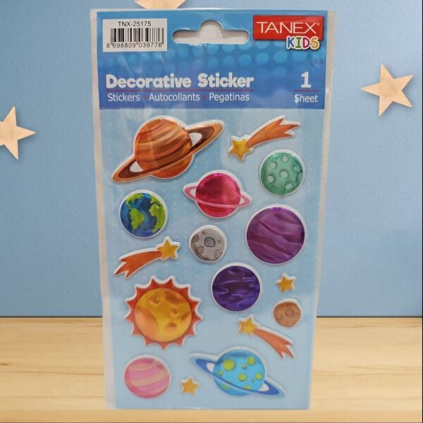 Tanex Sticker Gezegenler Serisi 25072