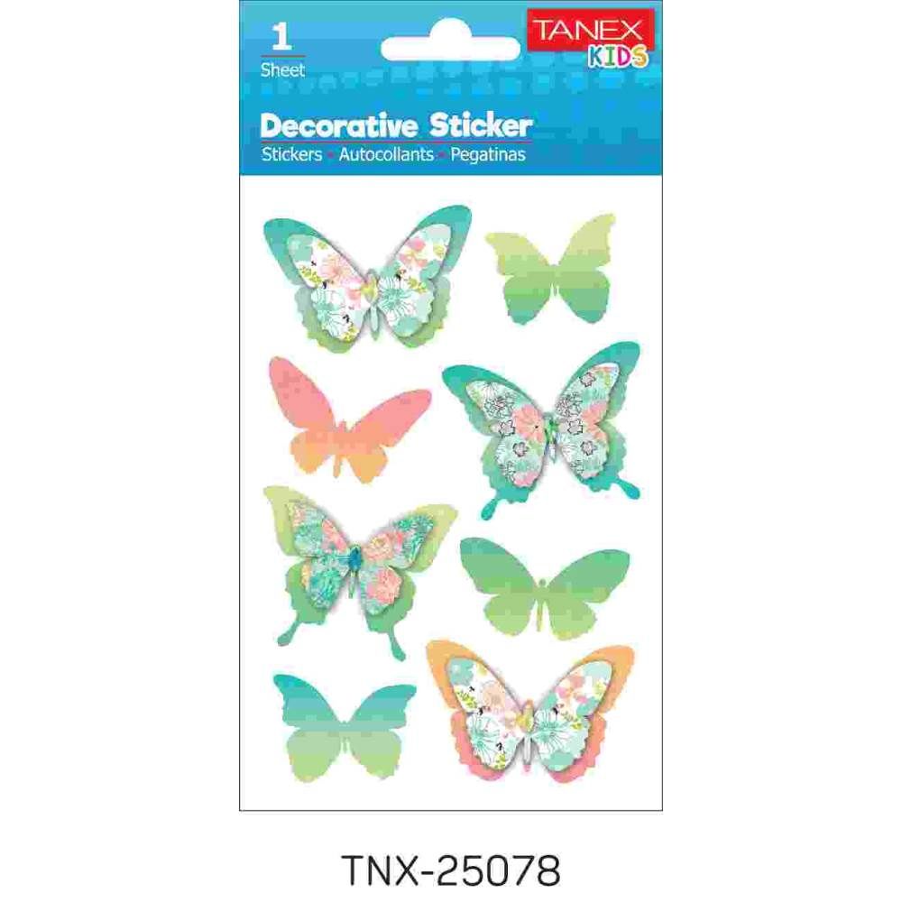 Tanex Sticker Kelebek Serisi 25078