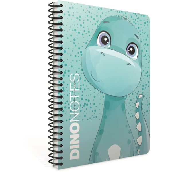 Dino A4 80 Yaprak Kareli Karton Kapak Spiralli Defter 7183