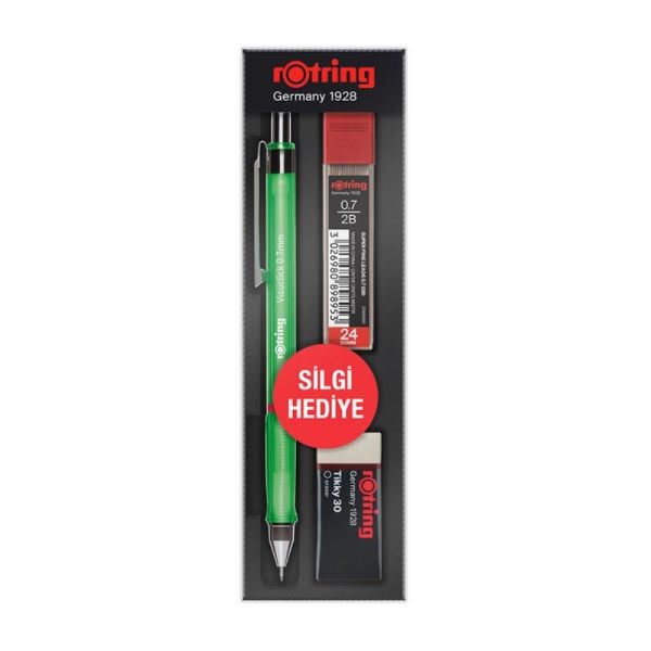 Rotring Versatil Kalem Visuclick Okul Seti 0.7 Yeşil