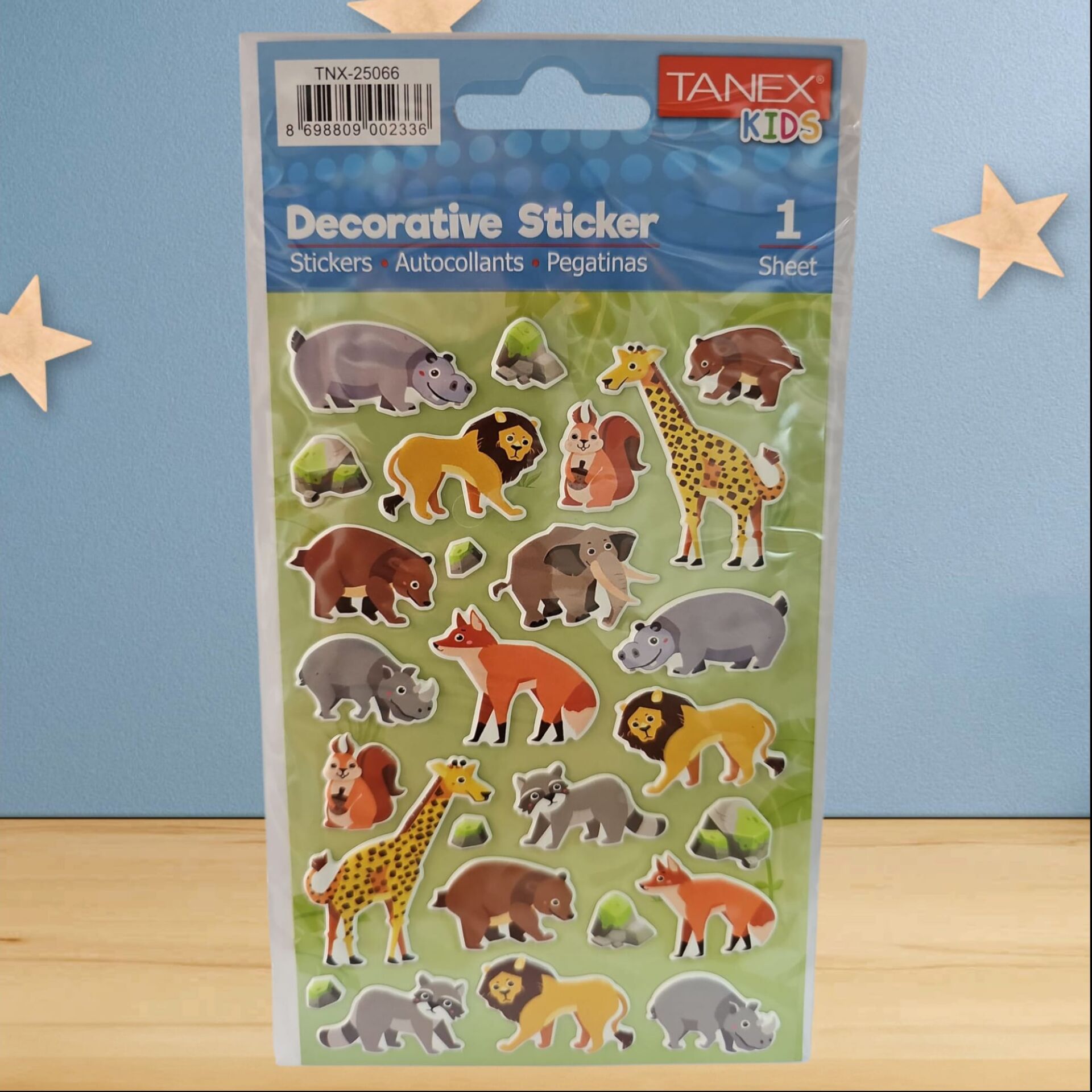 Tanex Sticker Orman Hayvanları Serisi 25066