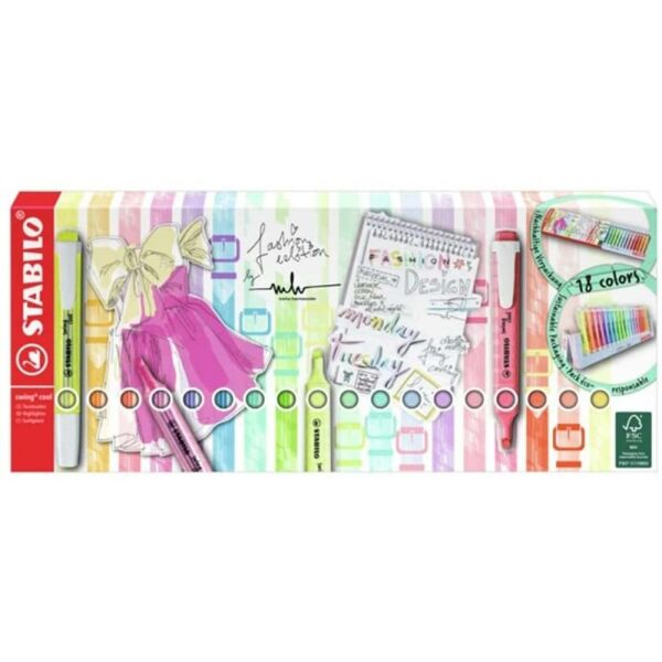 Stabılo Fosforlu Kalem Swıng Cool Set Masa 18 Li 275/18-01-5