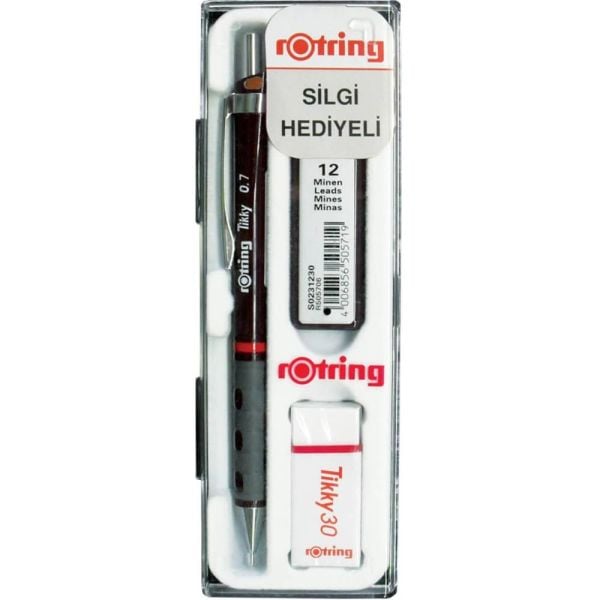 Rotring Versatil Kalem Tıkky Okul Seti 0.7 Bordo