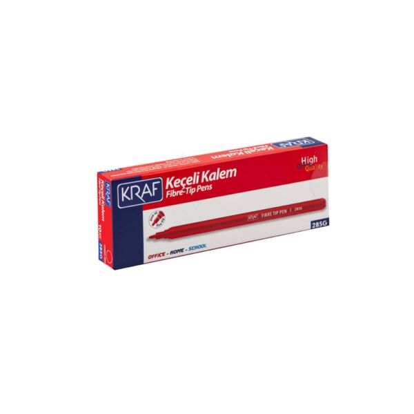 Kraf Keçeli Kalem Kırmızı 285