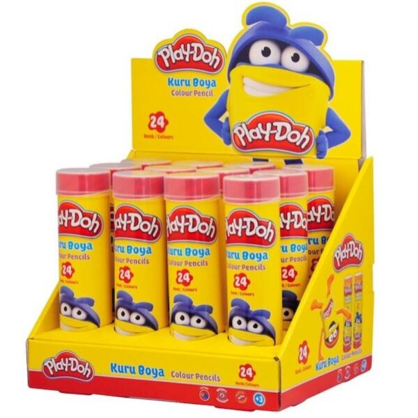 Play-Doh Kuru Boya 24 Renk Tüp Play-Ku007
