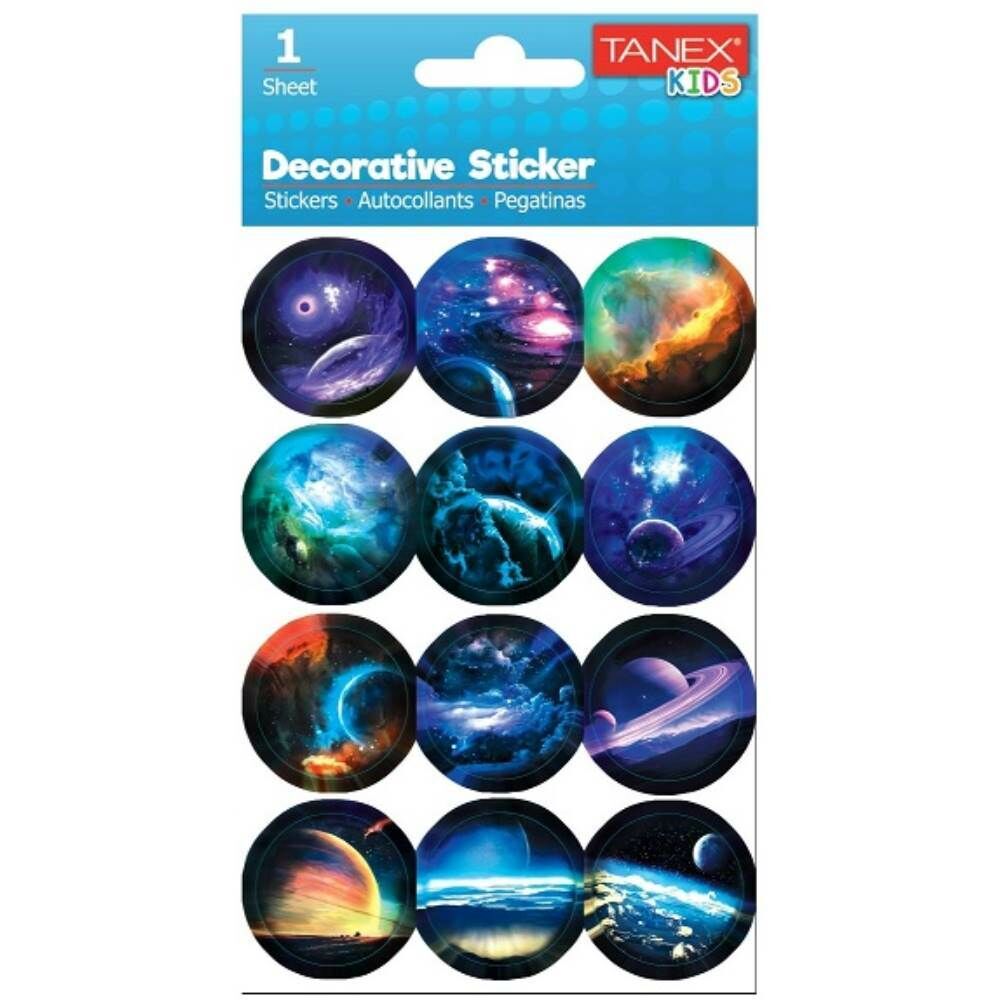 Tanex Sticker Gezegenler Serisi 25059