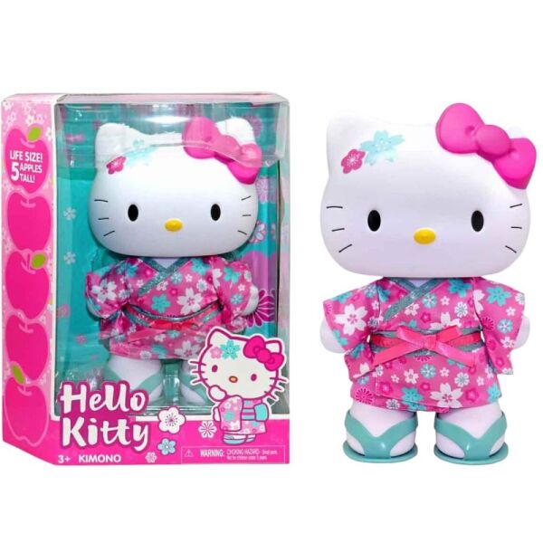 Hello Kitty HKTJ5000 30 cm Kimono Kostümlü Kokulu Figür