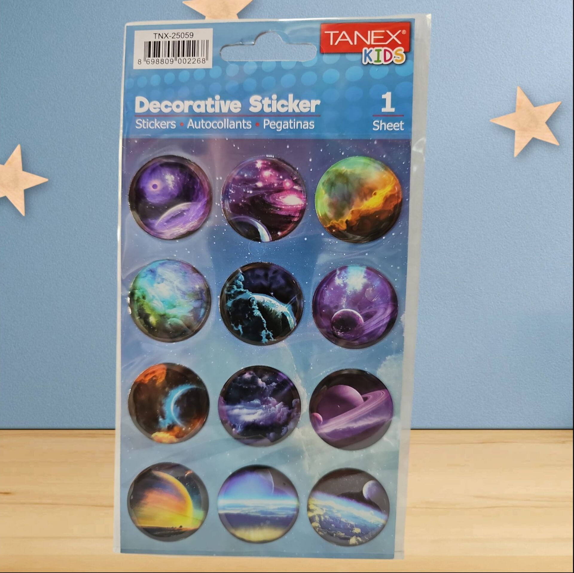 Tanex Sticker Gezegenler Serisi 25059
