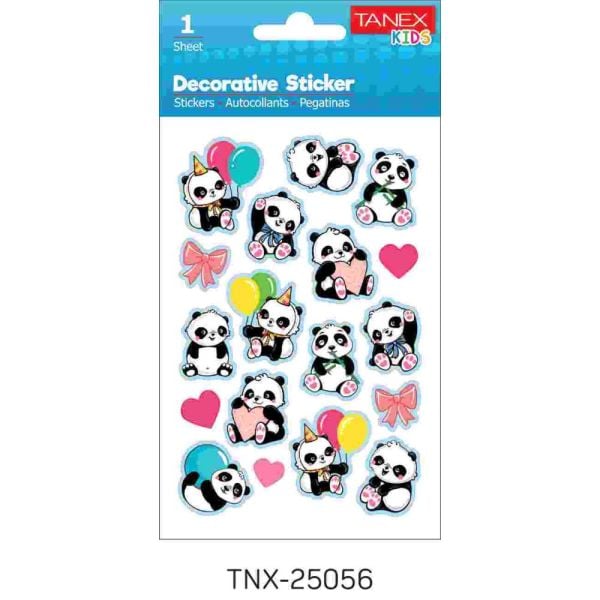 Tanex Sticker Panda Serisi 25056