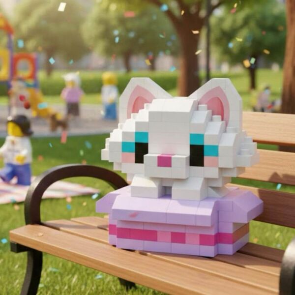 LOZ 8641 Kedi 170 Parça Blok Oyuncak