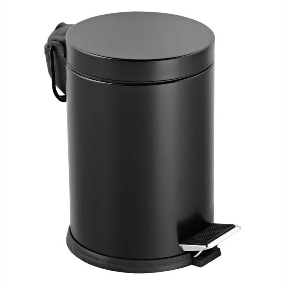 Cooker Pedallı Çöp Kovası 5 lt Siyah EF813-S 0512