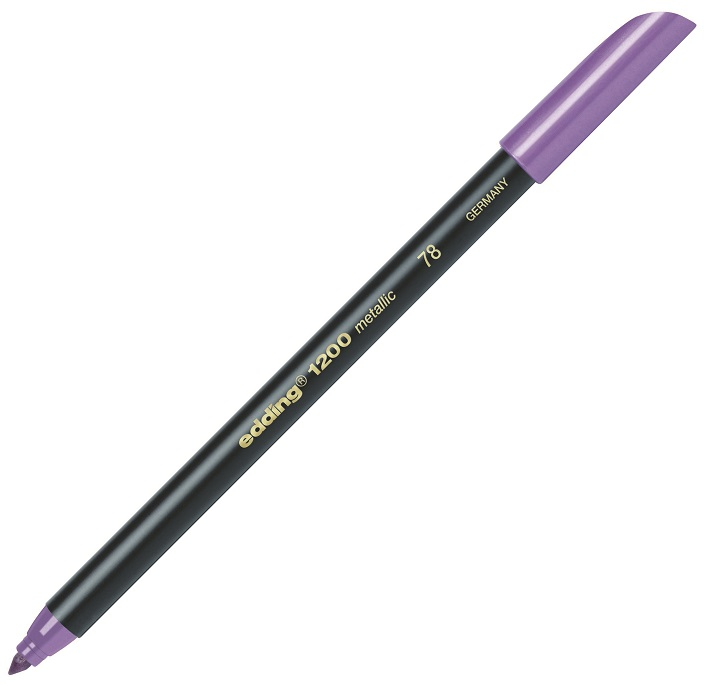 Edding Grafik Kalemi Keçe Uçlu Metalik Mor 120078