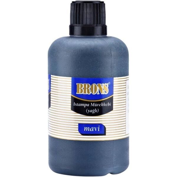 Brons Istampa Mürekkebi 500 gr Mavi BR-321