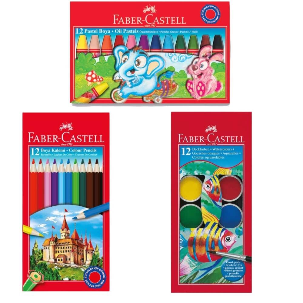 Faber Castell Boya Seti 3 lü