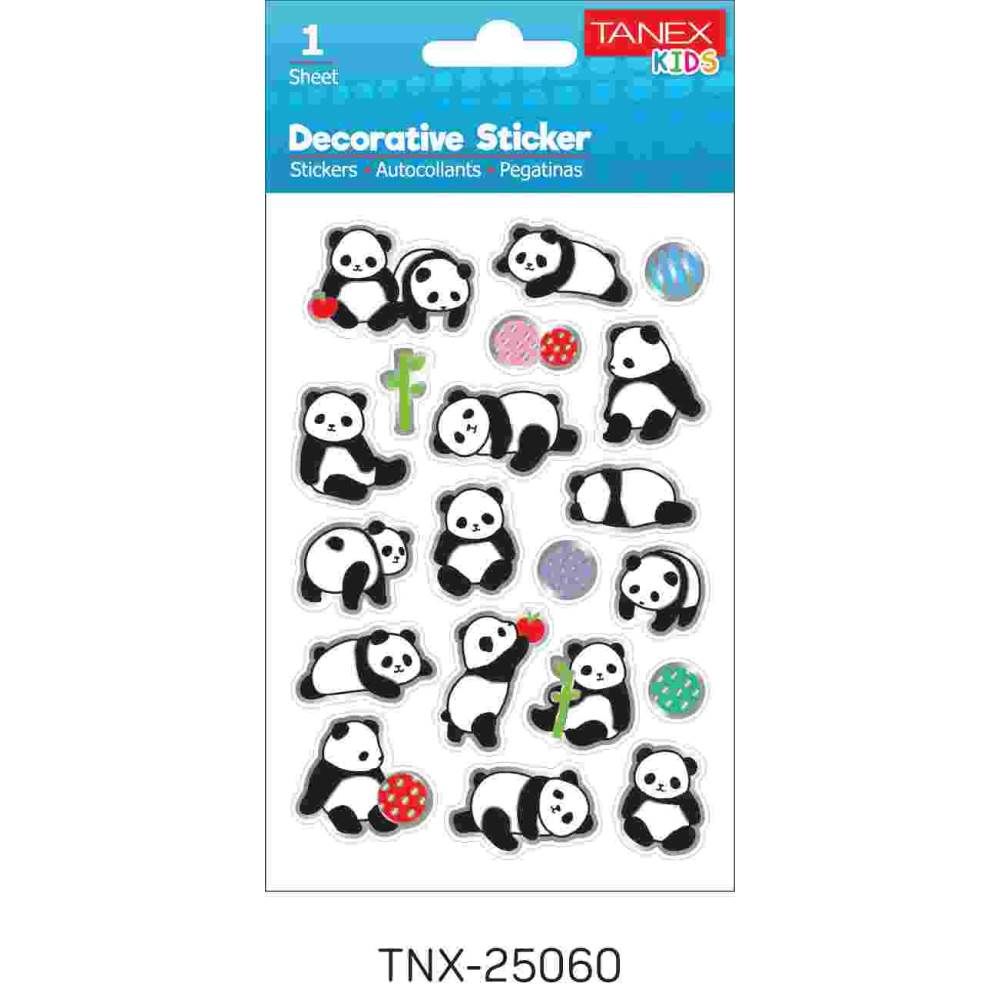 Tanex Sticker Panda Serisi 25060