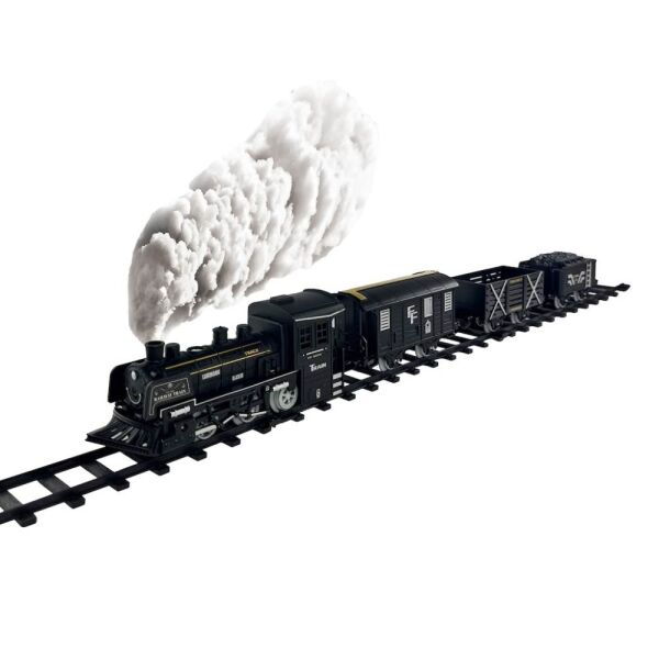 FF-1603C-4C Işıklı Sesli Buharlı 15 Parça Tren