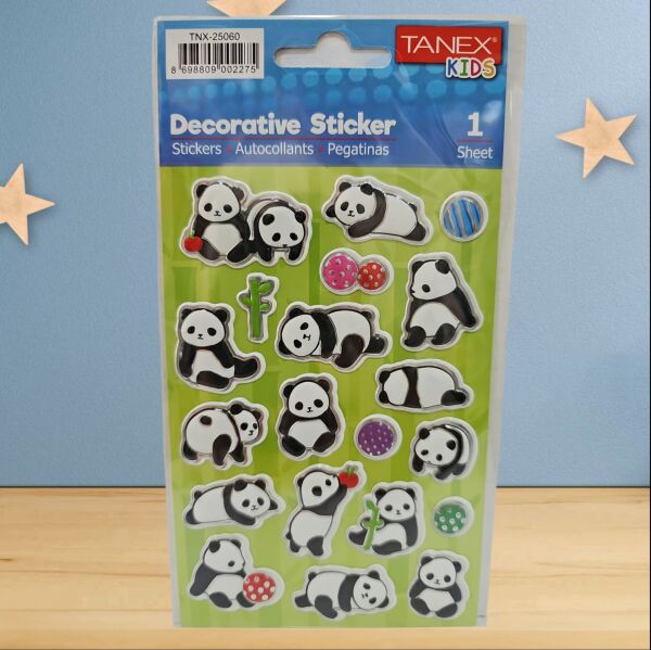 Tanex Sticker Panda Serisi 25060
