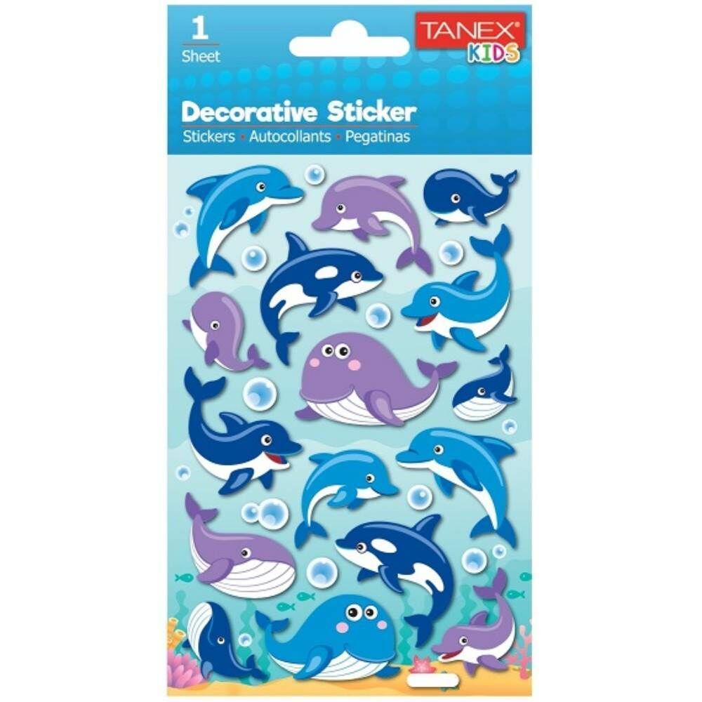 Tanex Sticker Yunus Balina Serisi 25045
