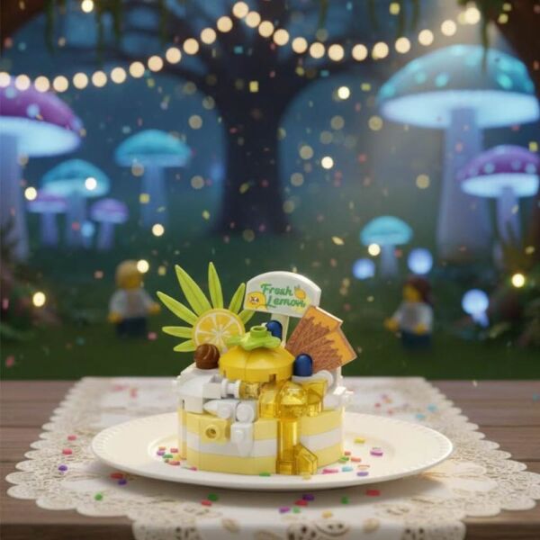 LOZ 8643 Limonlu Pasta Parça Blok Oyuncak