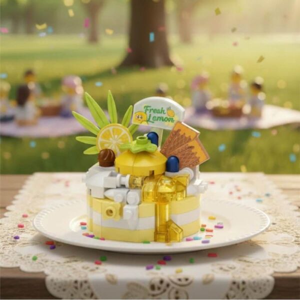 LOZ 8643 Limonlu Pasta Parça Blok Oyuncak