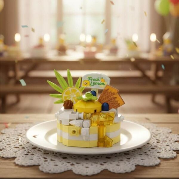 LOZ 8643 Limonlu Pasta Parça Blok Oyuncak