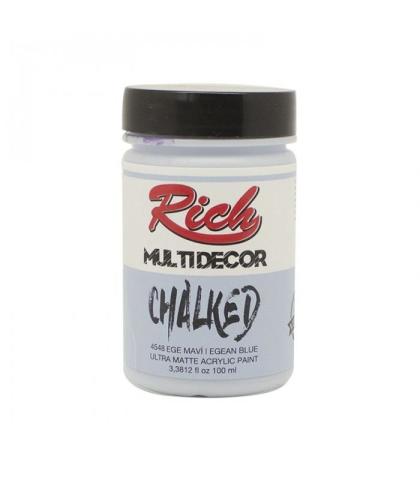 Rich Multi Decor Chalked Akrilik Boya 100 cc Ege Mavi 100-4548
