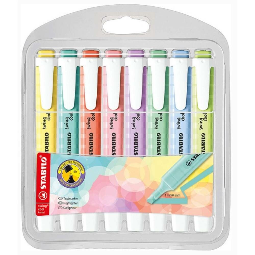 Stabılo Fosforlu Kalem Swıng Cool Pastel Set 8 Li 275/8-08-1