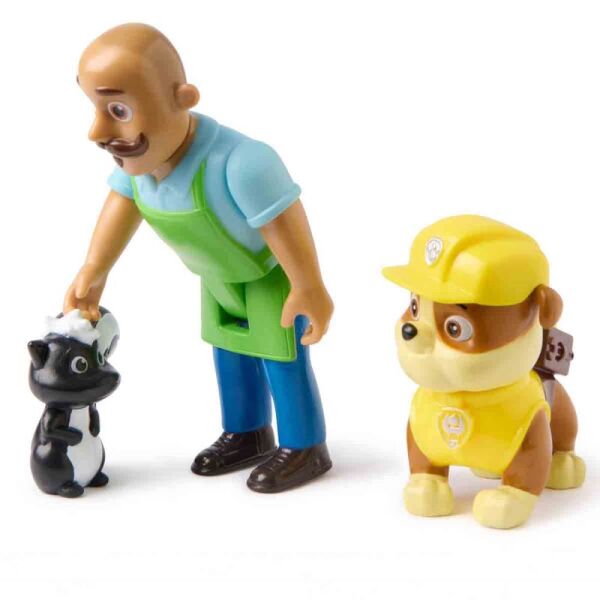 Paw Patrol 3’lü Figür Seti Rubble ve MR.Porter