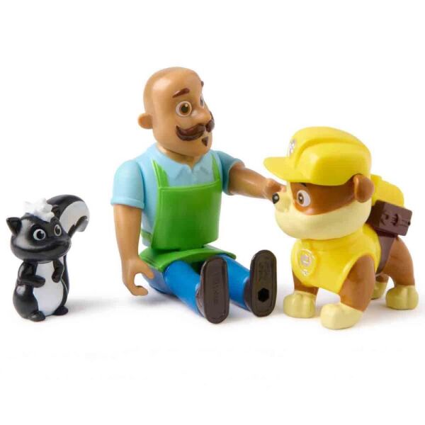 Paw Patrol 3’lü Figür Seti Rubble ve MR.Porter