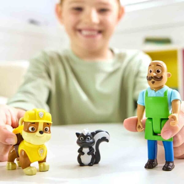 Paw Patrol 3’lü Figür Seti Rubble ve MR.Porter
