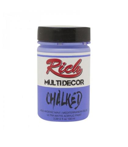 Rich Multi Decor Chalked Akrilik Boya 100 cc Venedik Mavi 100-4554