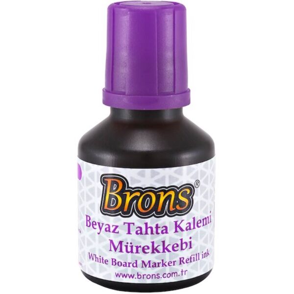 Brons Tahta Kalemi Mürekkebi 30 cc Mor BR-386