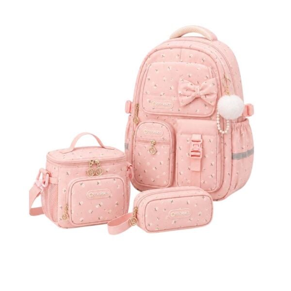 Color Bags B95 2'li Set Pembe İlkokul Çantası