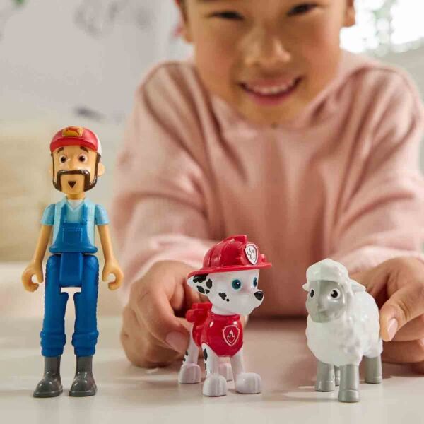 Paw Patrol 3’lü Figür Seti Marshall ve Farmer Al