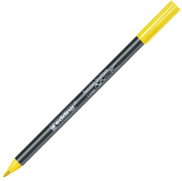 Edding Porselen Kalemi Keçe Uçlu Sarı 4200/05