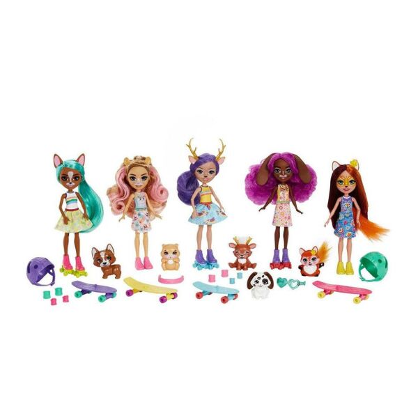 Enchantimals Şehir Bebekleri Beşli Paket HHC19