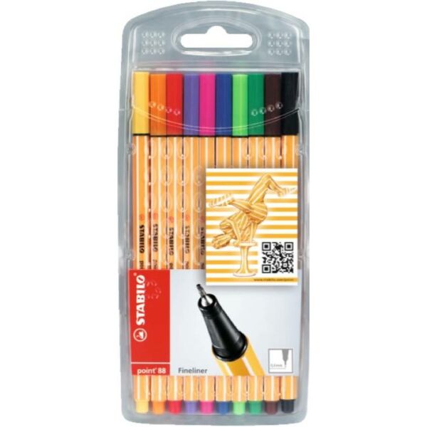 Stabılo Glıss Kalem Poınt 88 Set 10 Renk Askılı Paket 8810