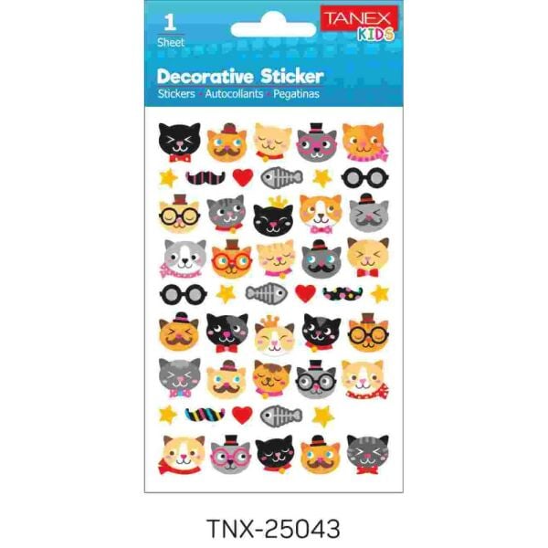 Tanex Sticker Kedi Serisi 25043
