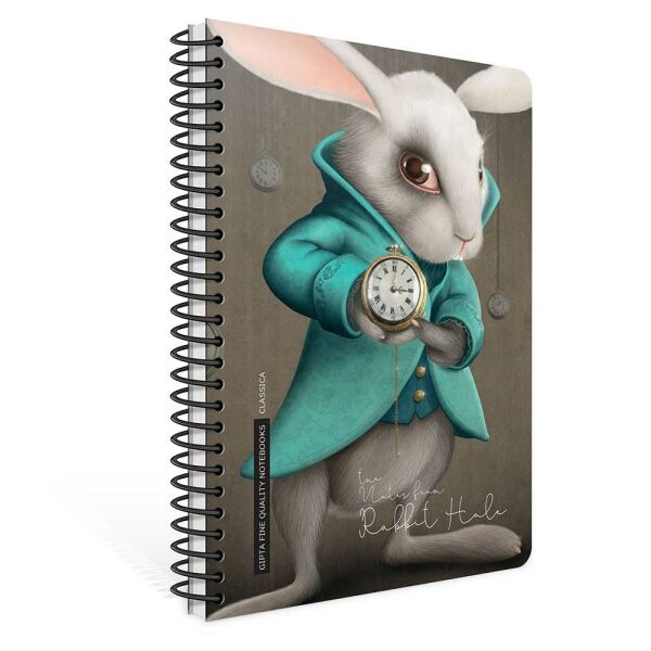 Classica 17x24 120 Yaprak Çizgili Sert Kapak Spiralli Defter 6382
