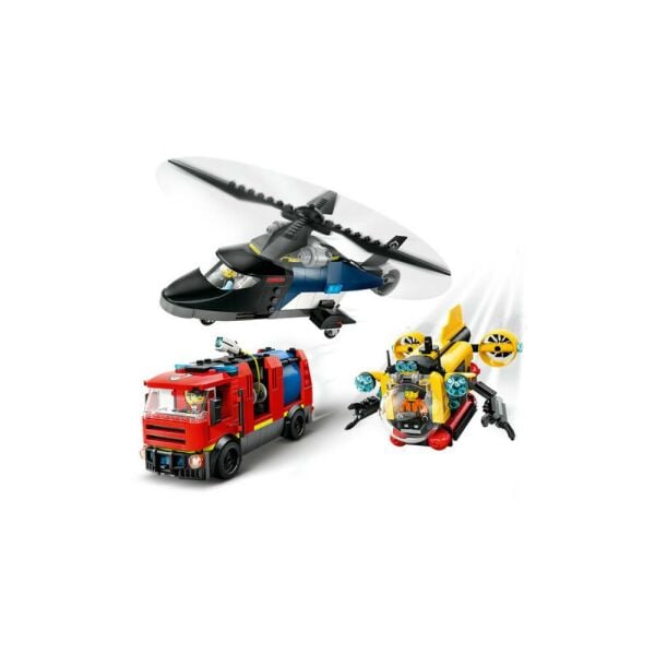 LEGO® City Helikopter, İtfaiye Kamyonu ve Denizaltı Karışımı 60462