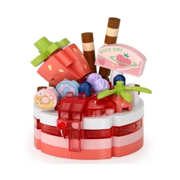 LOZ 8644 Çiçekli Pasta 160 Parça Blok Oyuncak